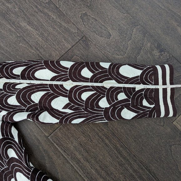 2000s-era dress coat, graphic print with bright lining - Picture 7 of 13